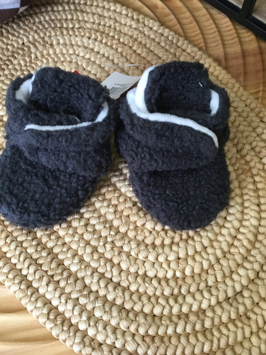 Slipper Booties - Gray