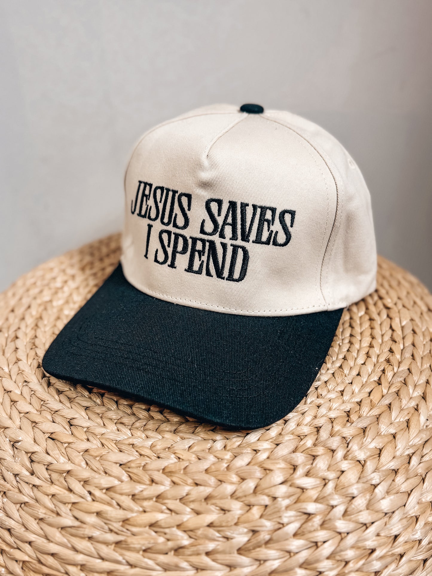 Hat - Jesus Saves, I Spend