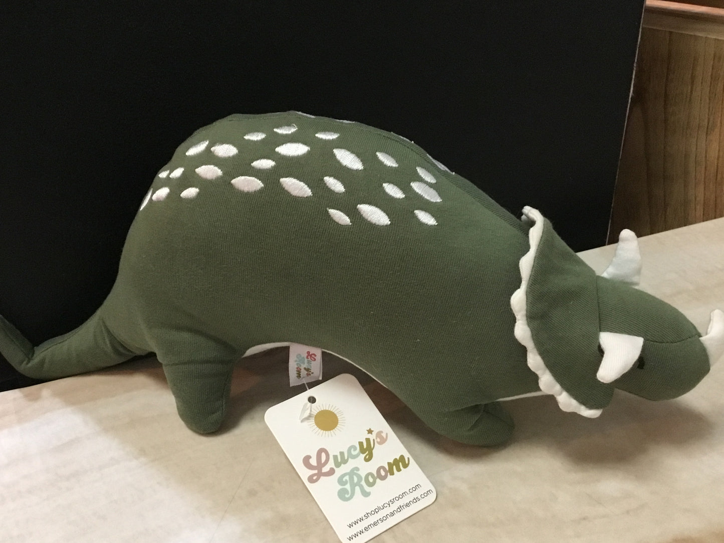 Trey Triceratops Stuffed Animal