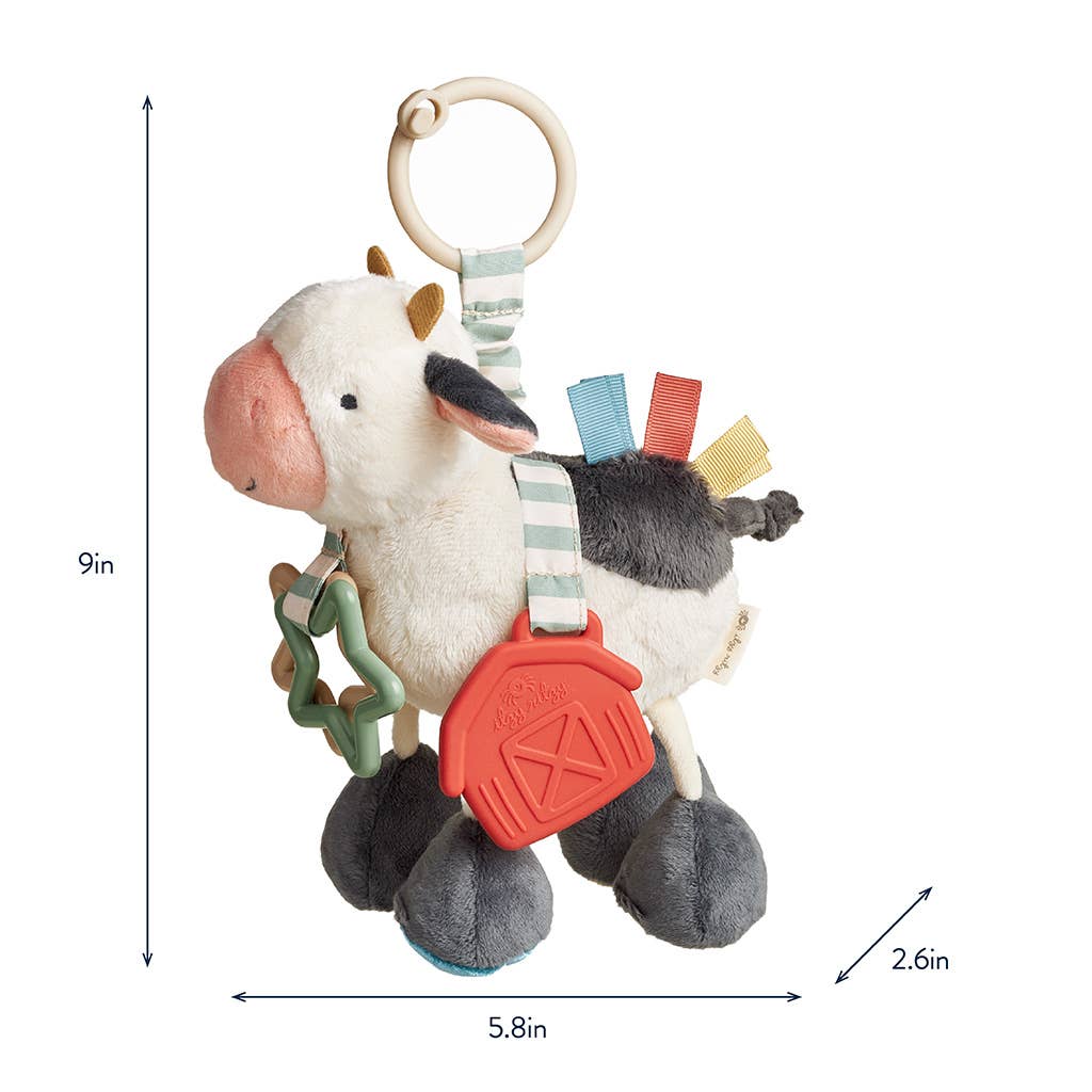 Itzy Friends Link & Love Activity Plush - Cow