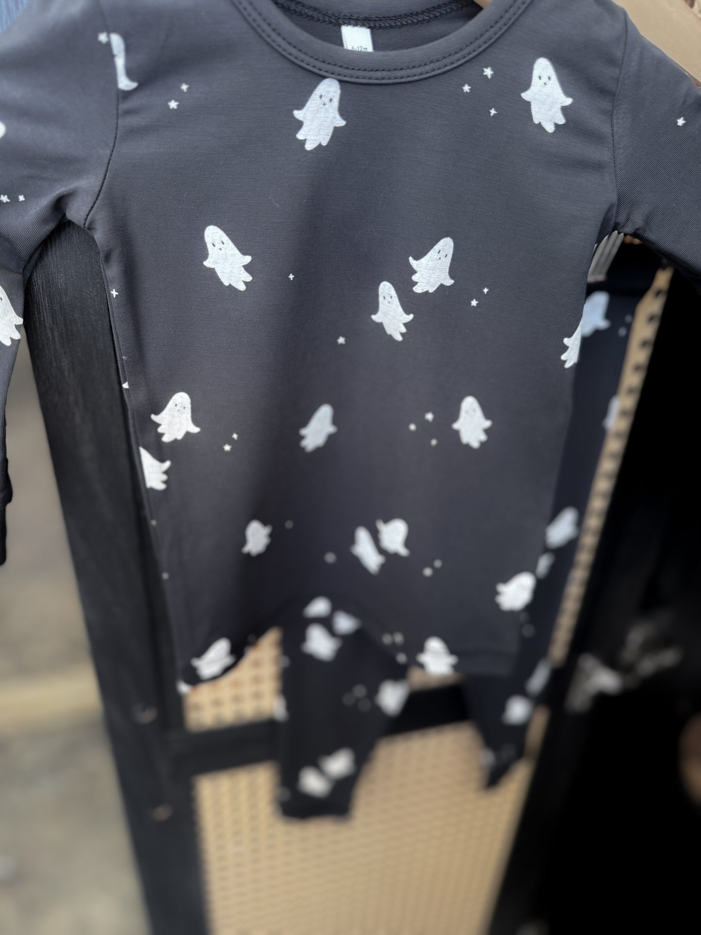 Bamboo Pajama Set - Ghost