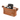 a brown purse with a baby bottle and a baby bottle inside
