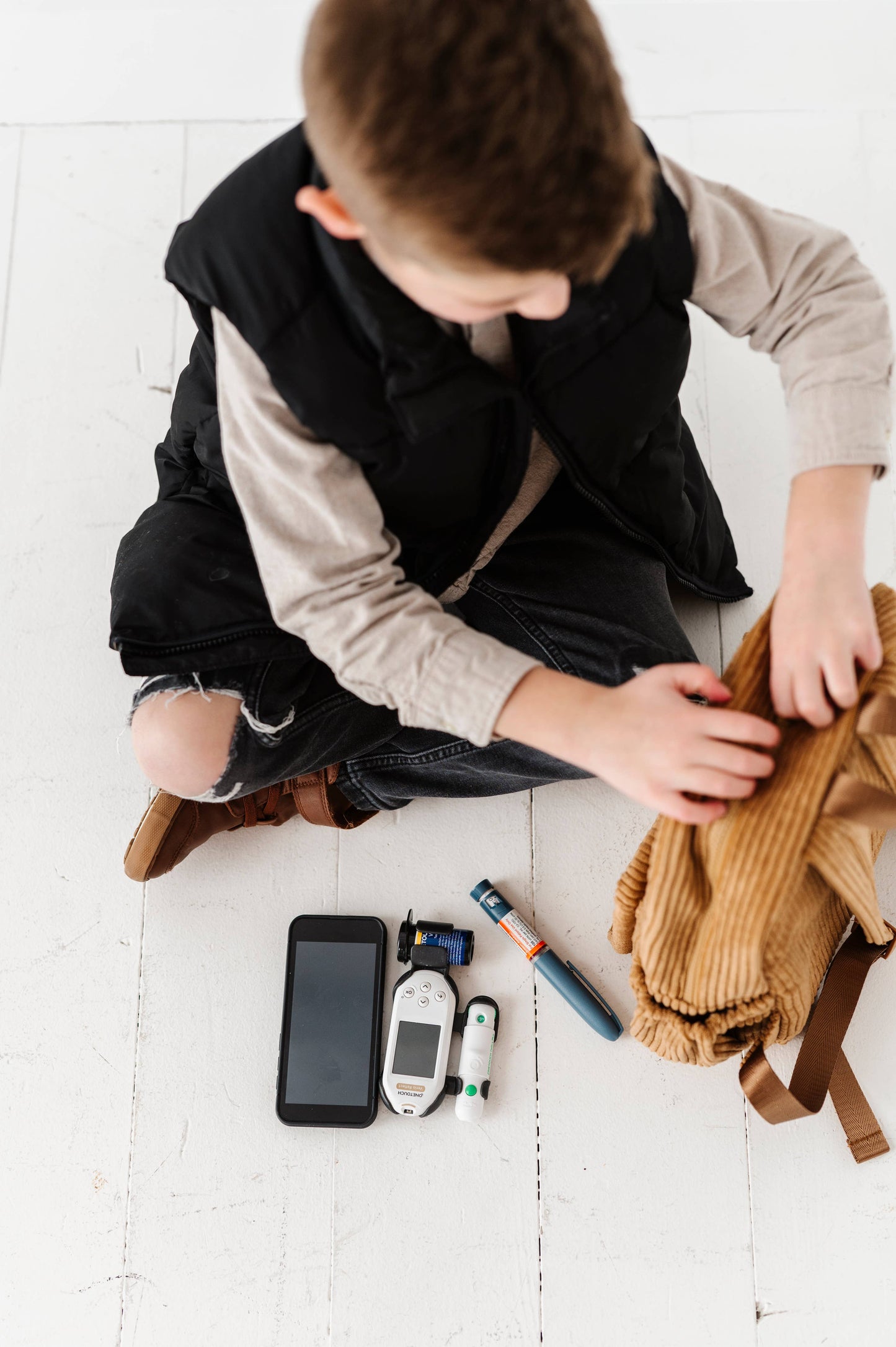 The Play Date Mini Backpack - Camel