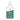 a white bottle with a green label