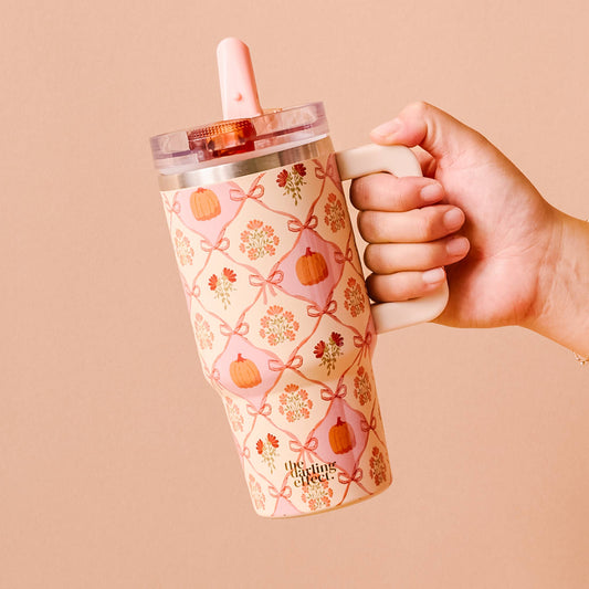 Tumbler 20 oz. - Patchwork Pumpkins