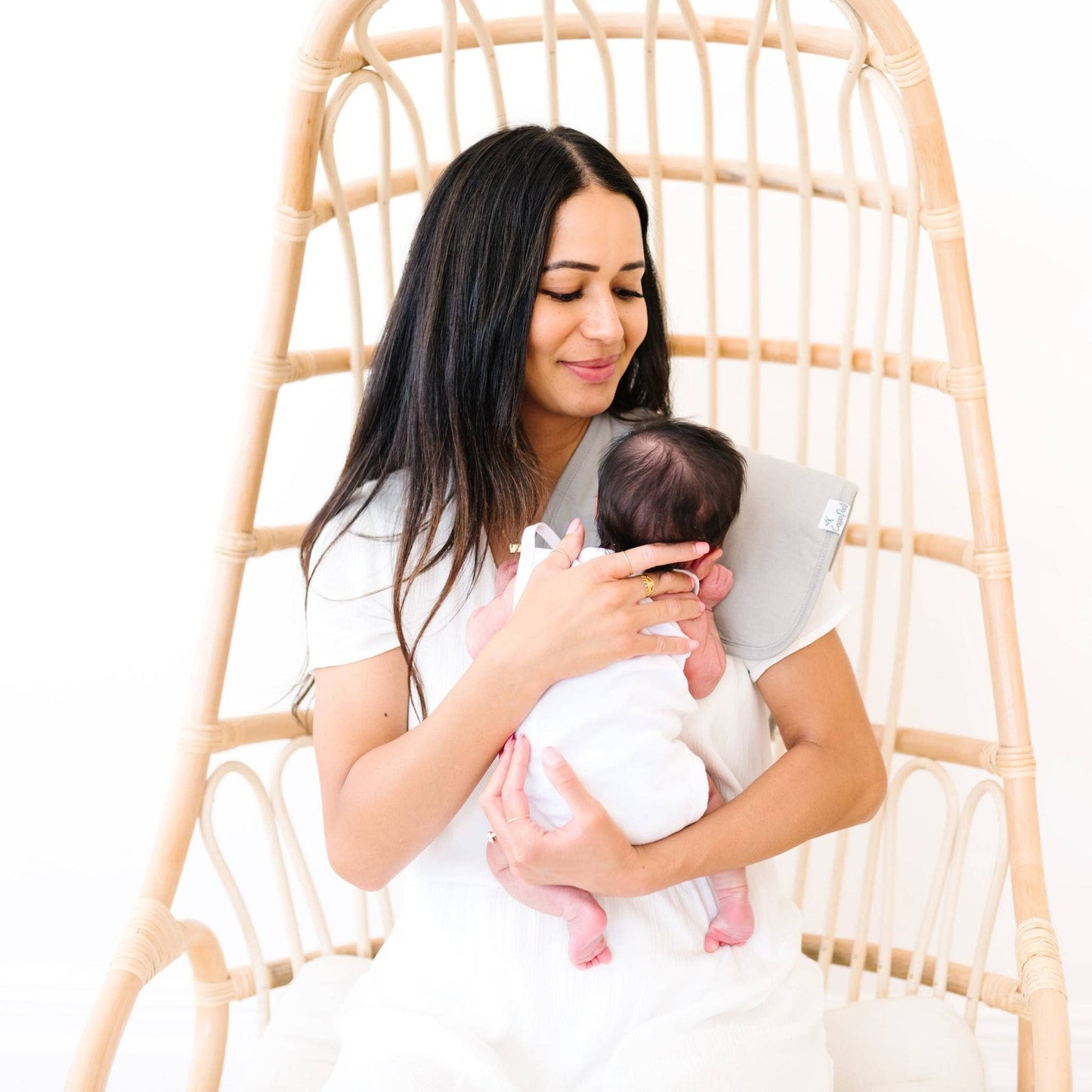 Premium Burp Cloths - Stone