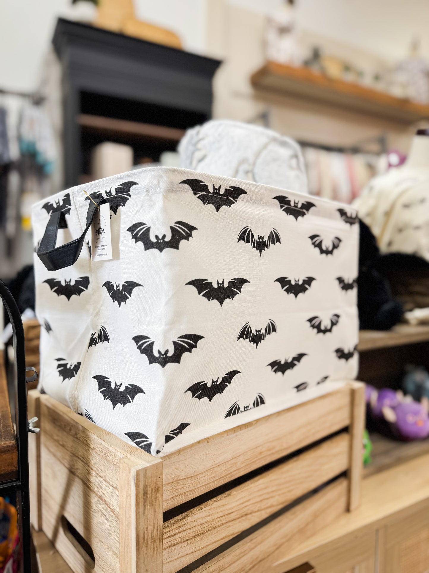 Collapsible Basket - Bats