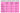 a pink rectangular table with black text