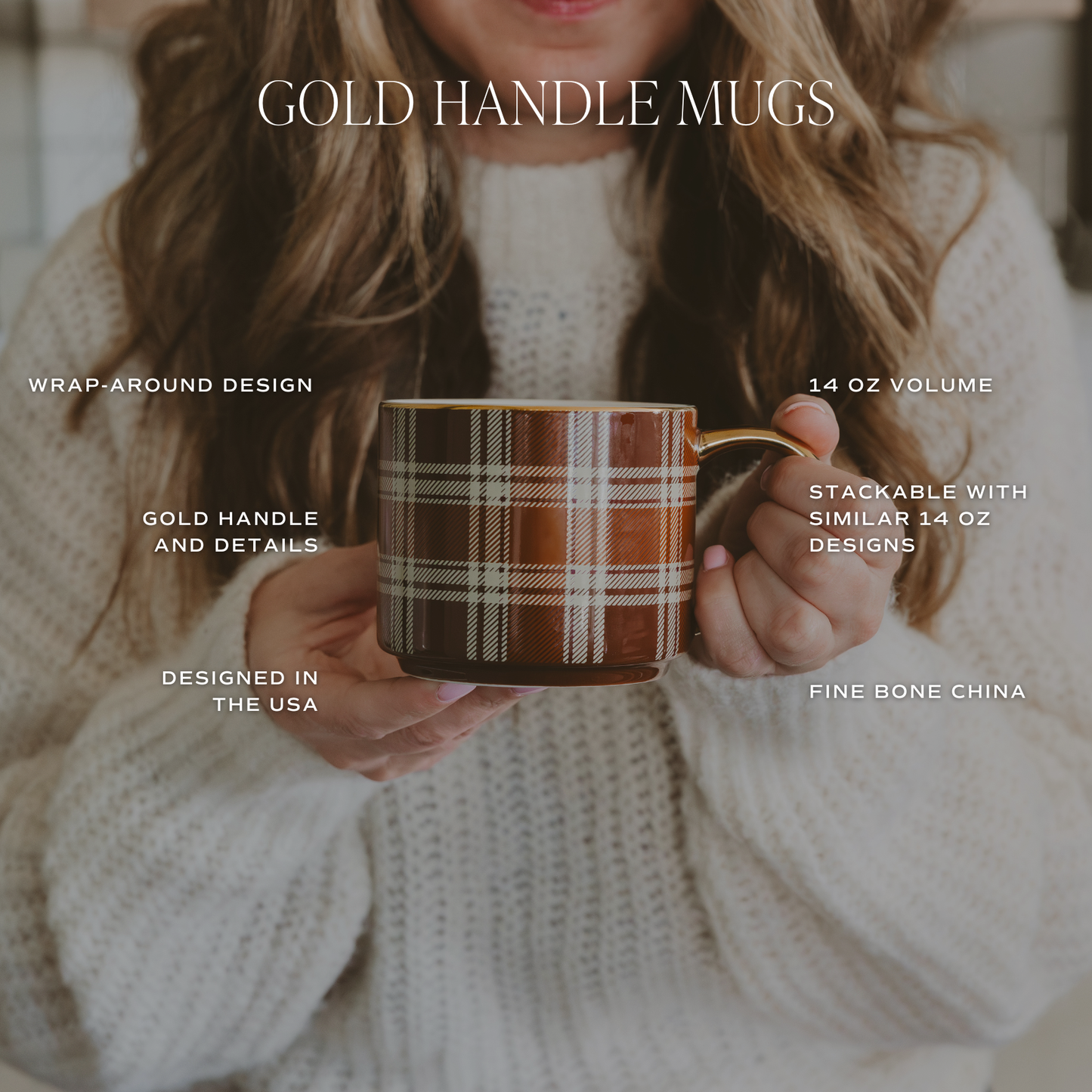 Brown Delft - Coffee Mug