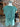 Raised Rib Cap Sleeve Top & Shorts Set - Hunter Green
