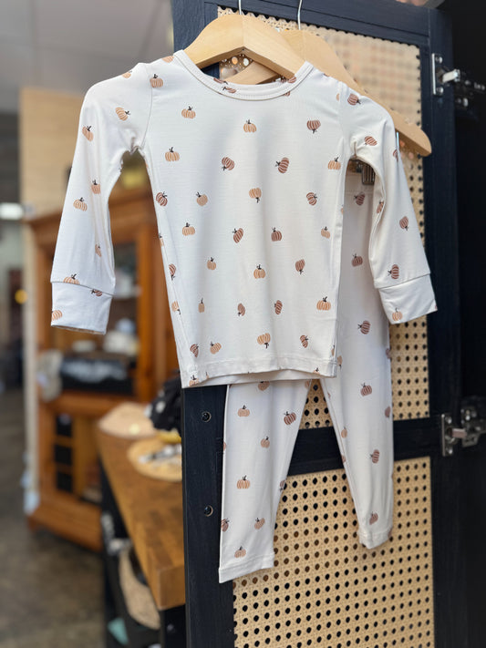 Bamboo Pajama Set - Pumpkins