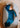 Knotted Gown - Royal Blue