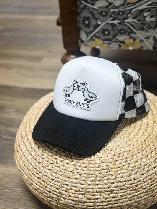 Goose Bumps Checkered Snapback