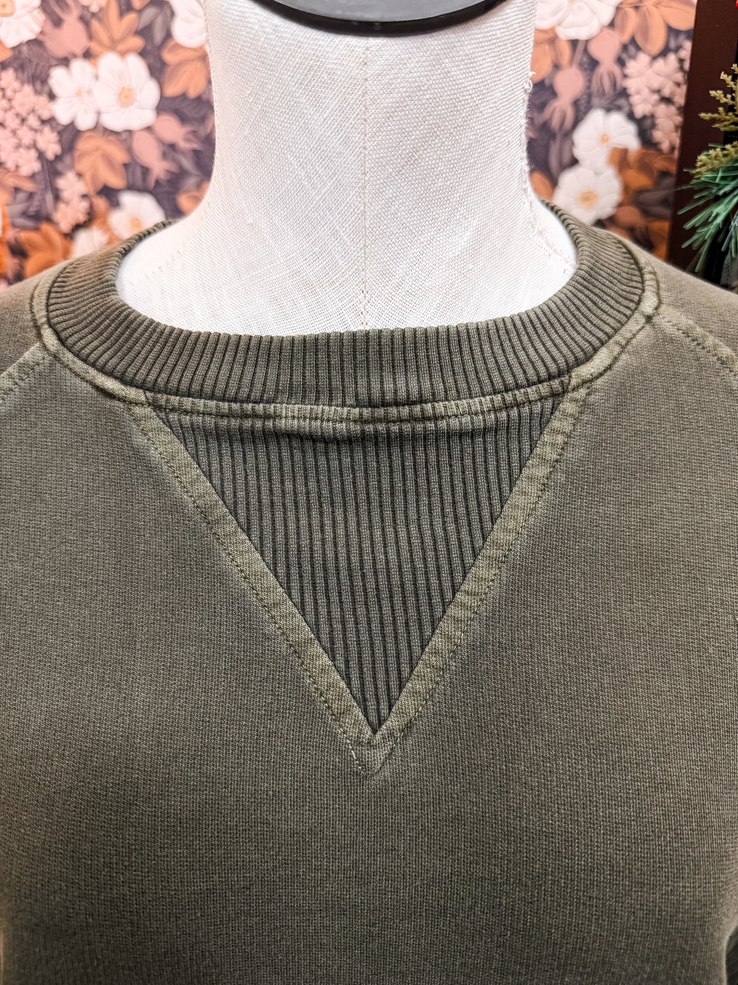 Pocket Sweater - Olive