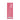 a pink box with text and a plant