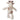 a stuffed animal on a white background