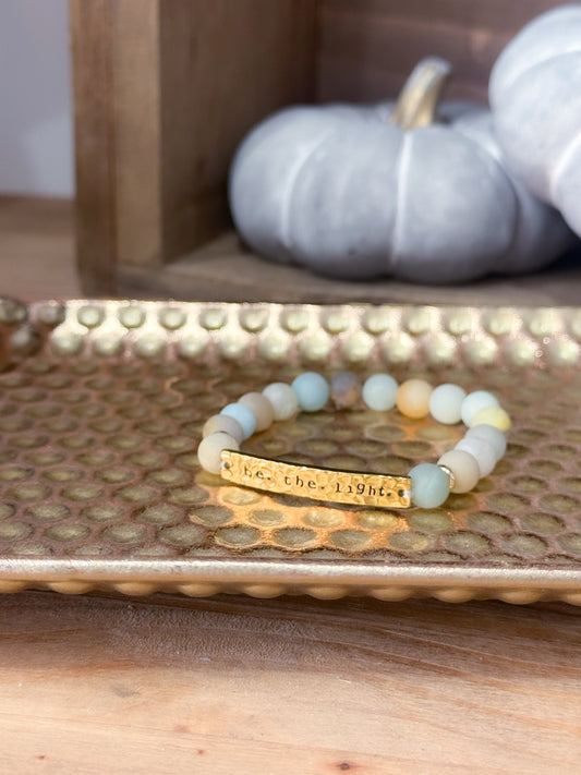 Bracelet - Be the Light Natural