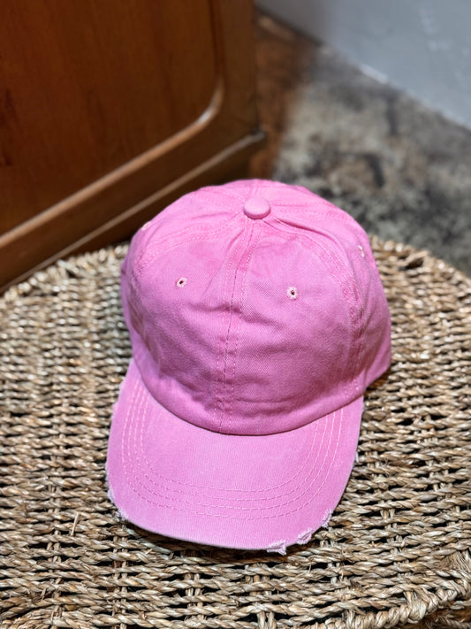 Youth Trucker Hat - Neon Pink