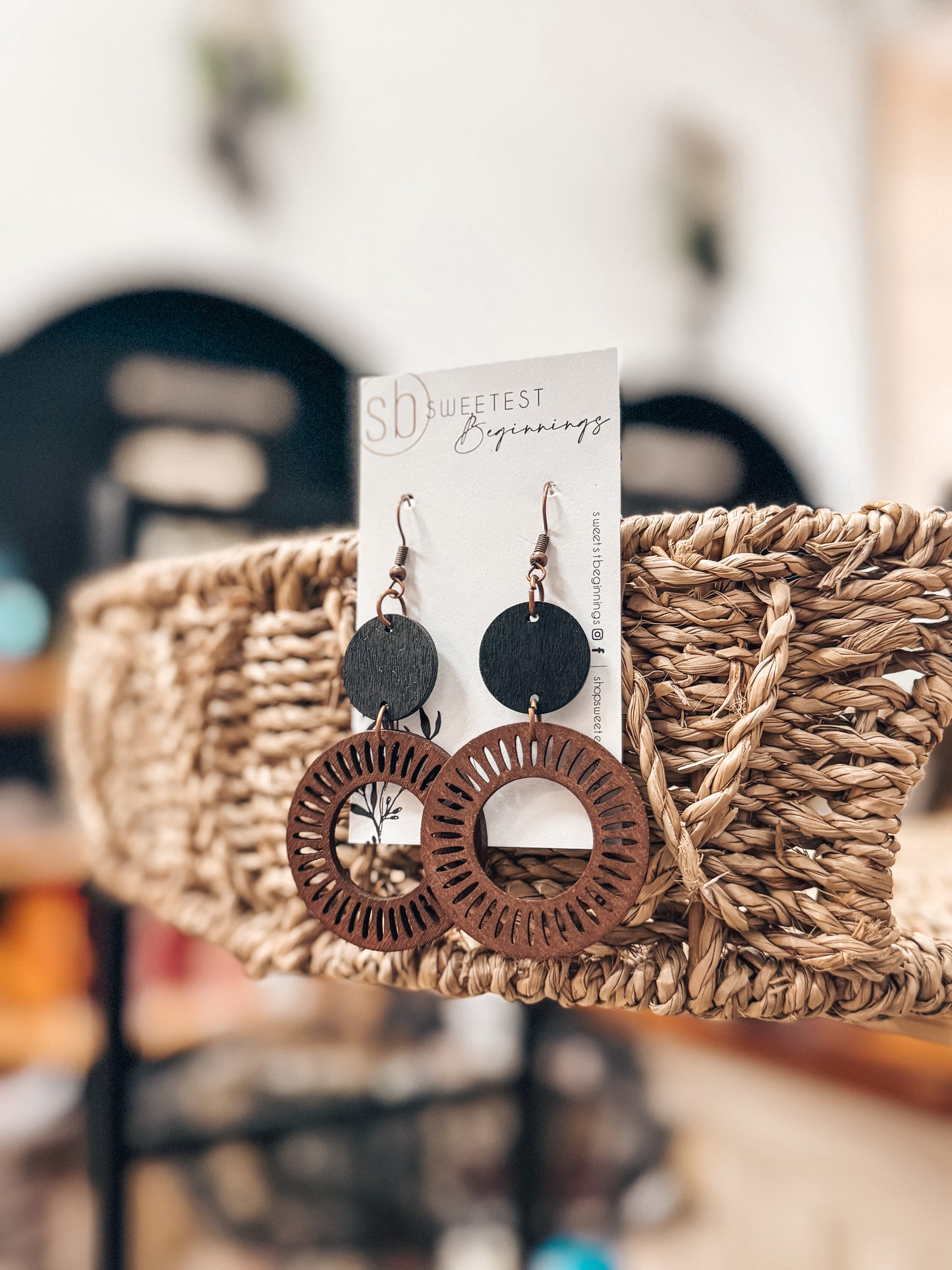 Earrings - Bohemian Circle Hoops