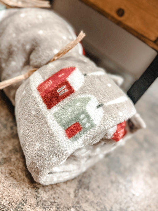 Throw Blanket - Little Houses