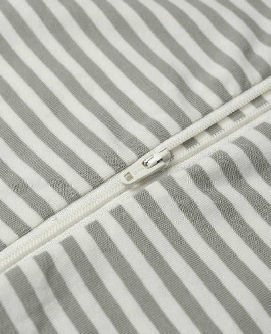 Zip Long Sleeve Sleeper - Fern Stripe