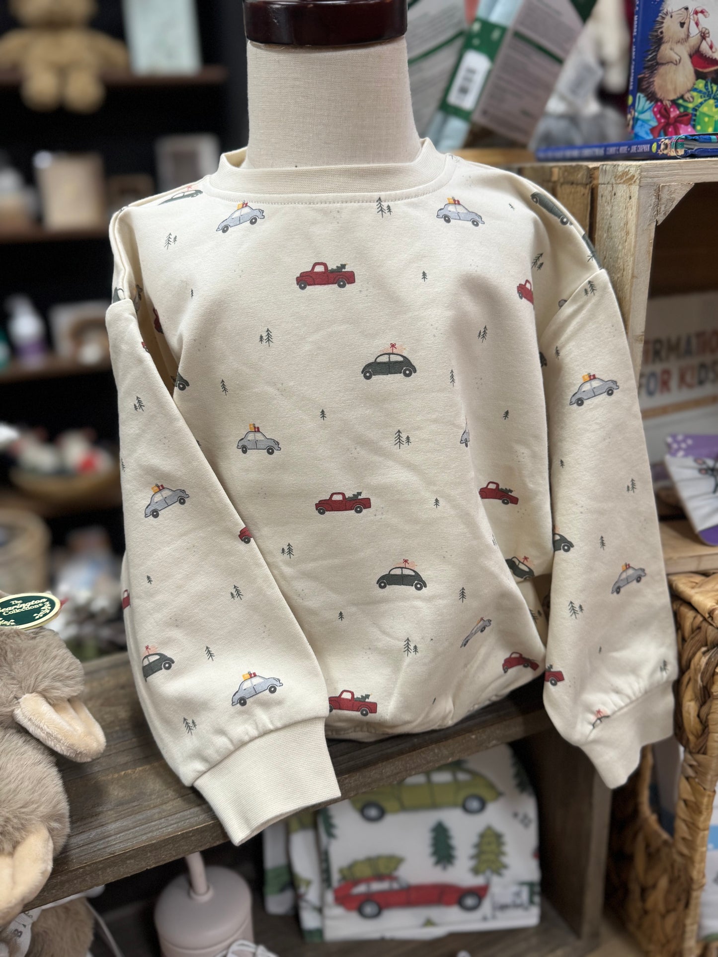 Fleece Sweatshirt - Cars