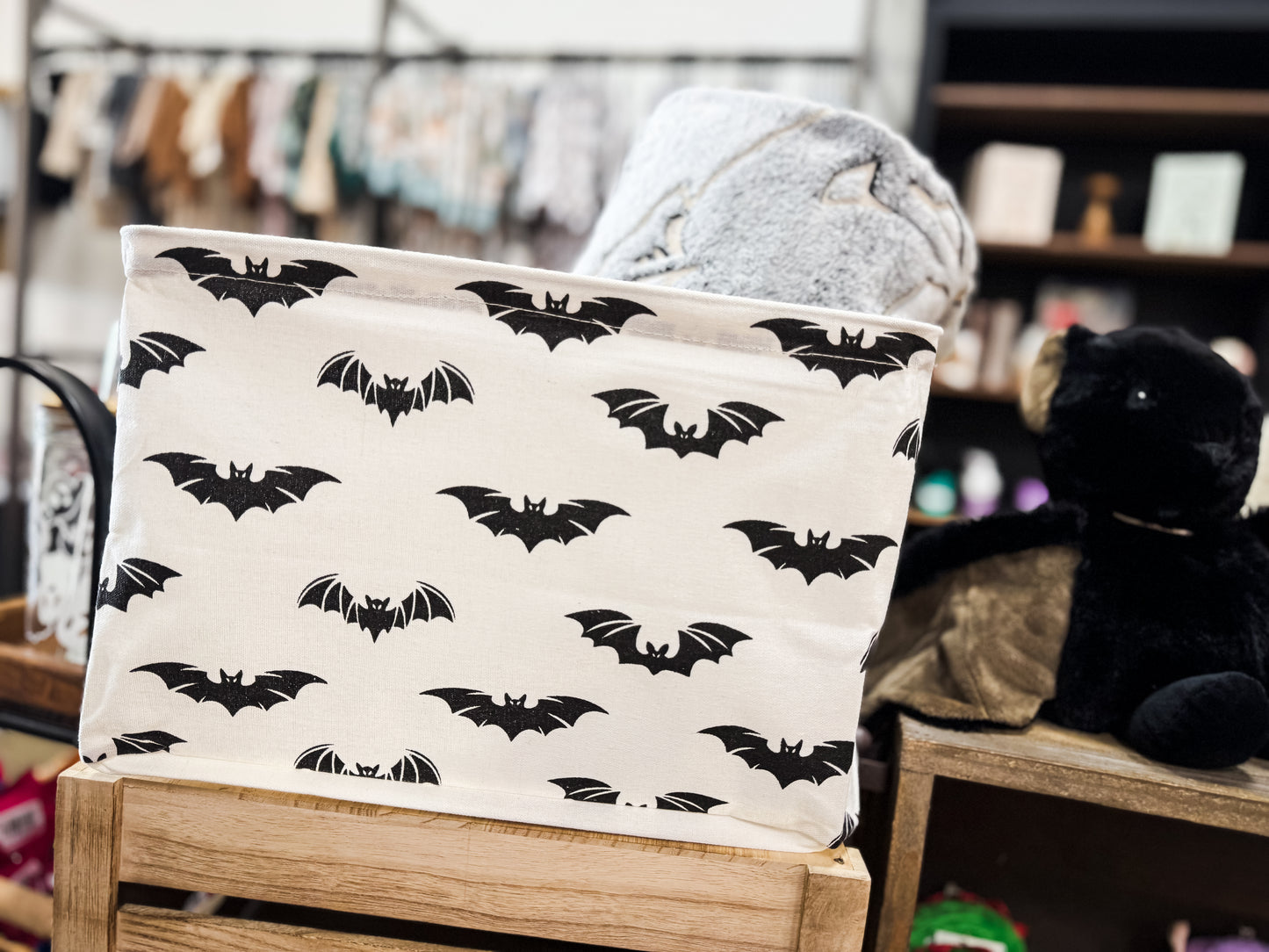 Collapsible Basket - Bats