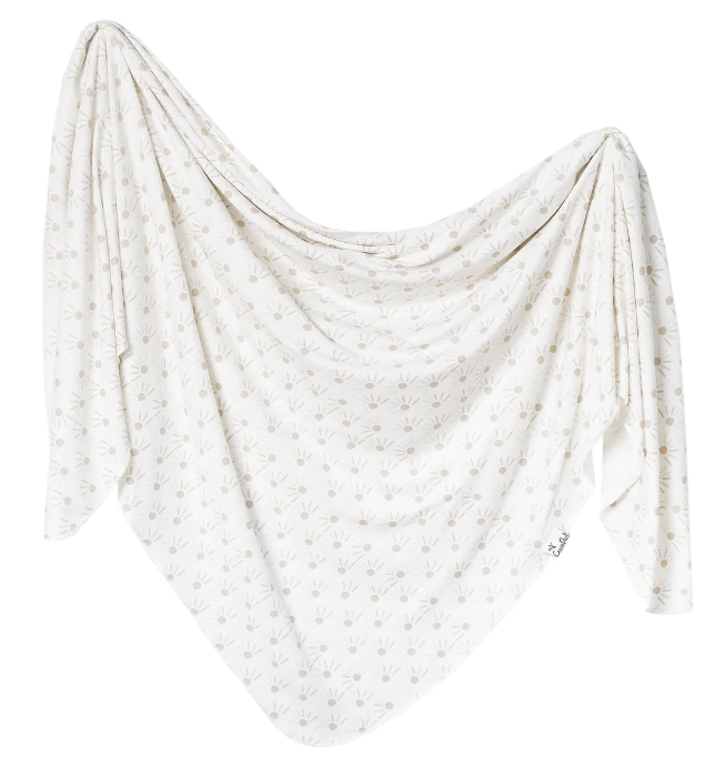 Knit Swaddle Blanket - Shine