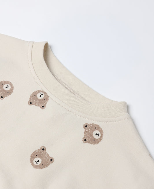 Long Sleeve Tee - Bears (Rose)