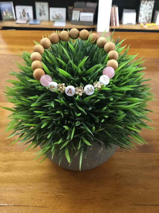 Mama Bracelet - Flowers with Pink