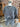 French Terry Relaxed Acid Washed Set - Ash Black