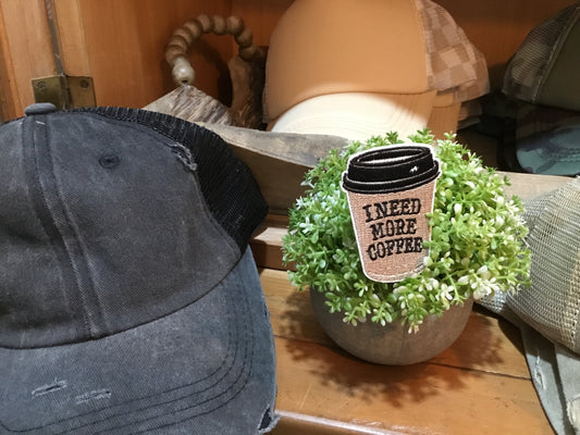 Hat Patch - Need Coffee