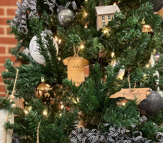 Ornament - ‘Baby ‘ Onesie