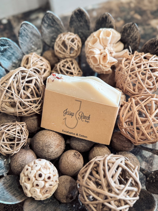 Goat Milk Soap - Eucalyptus + Cotton