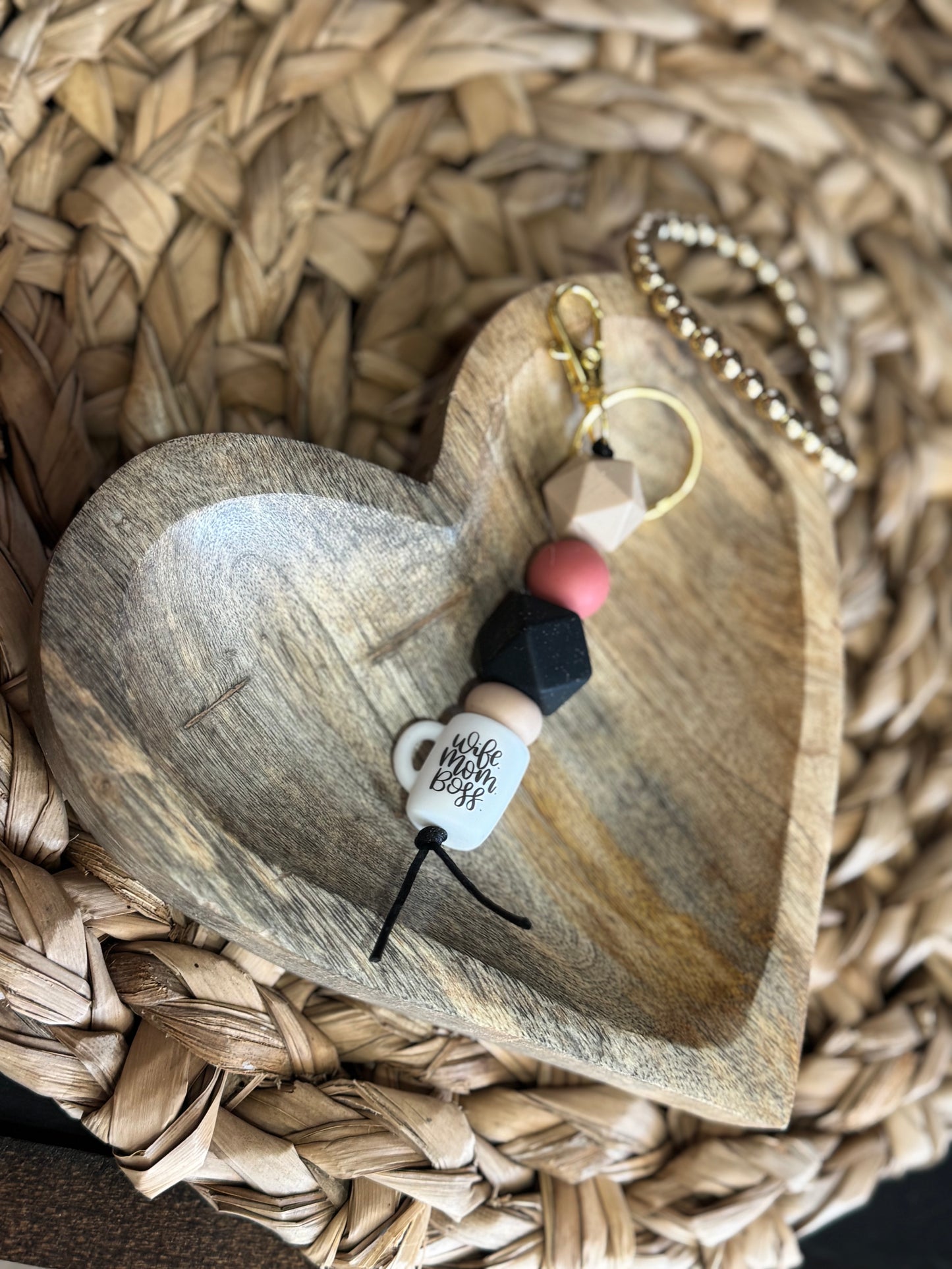 Wife Mom Boss - Keychain