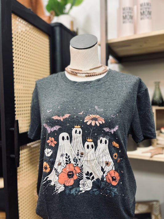 Halloween Tshirt - Ghost Garden