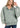 a woman in a grey sweater