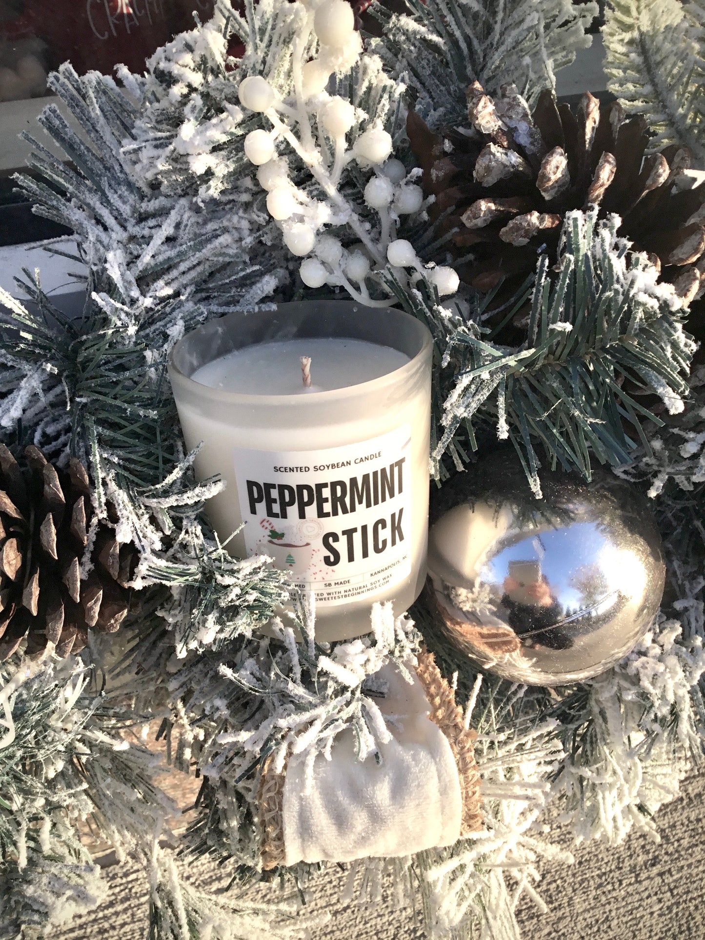 Candle - Peppermint Stick (8 oz.)