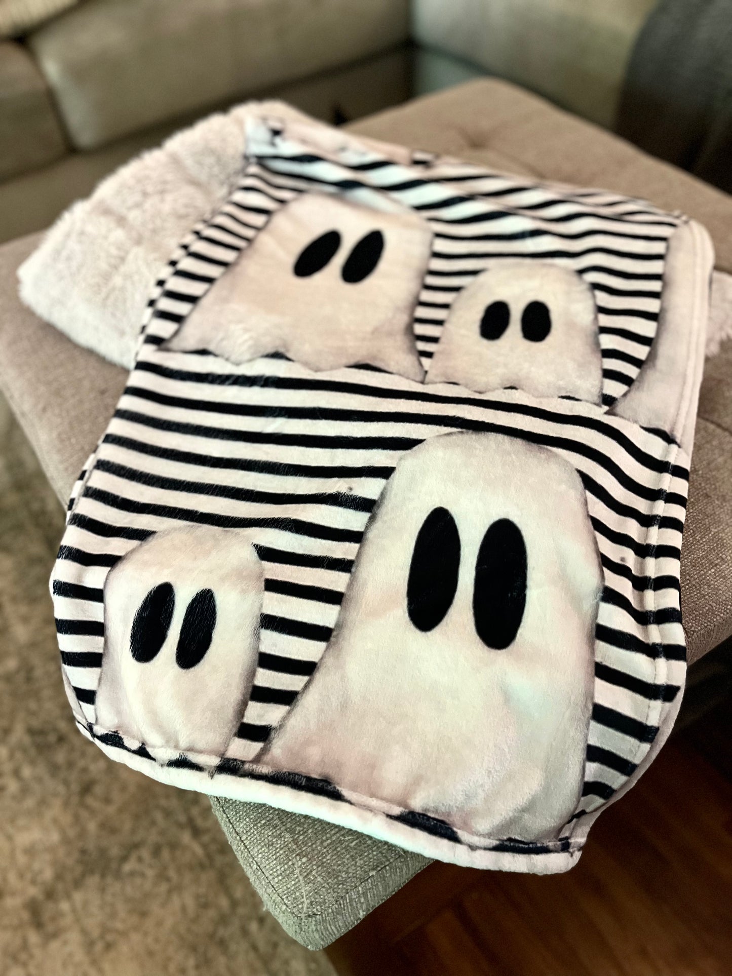 Ghost Striped Blanket