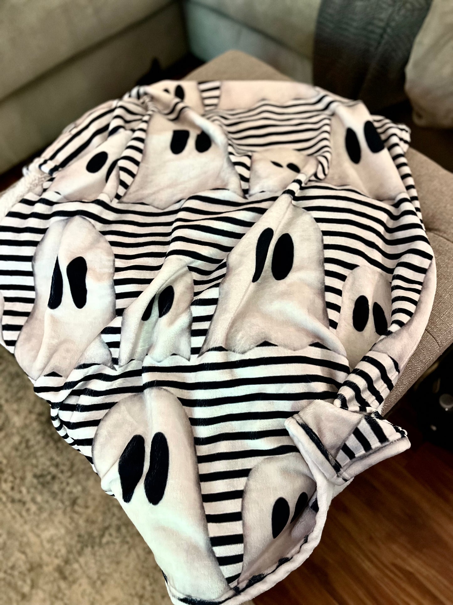 Ghost Striped Blanket