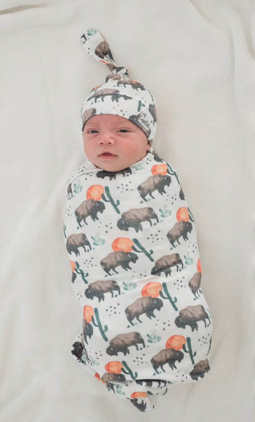 Copper Pearl Swaddle- Bison