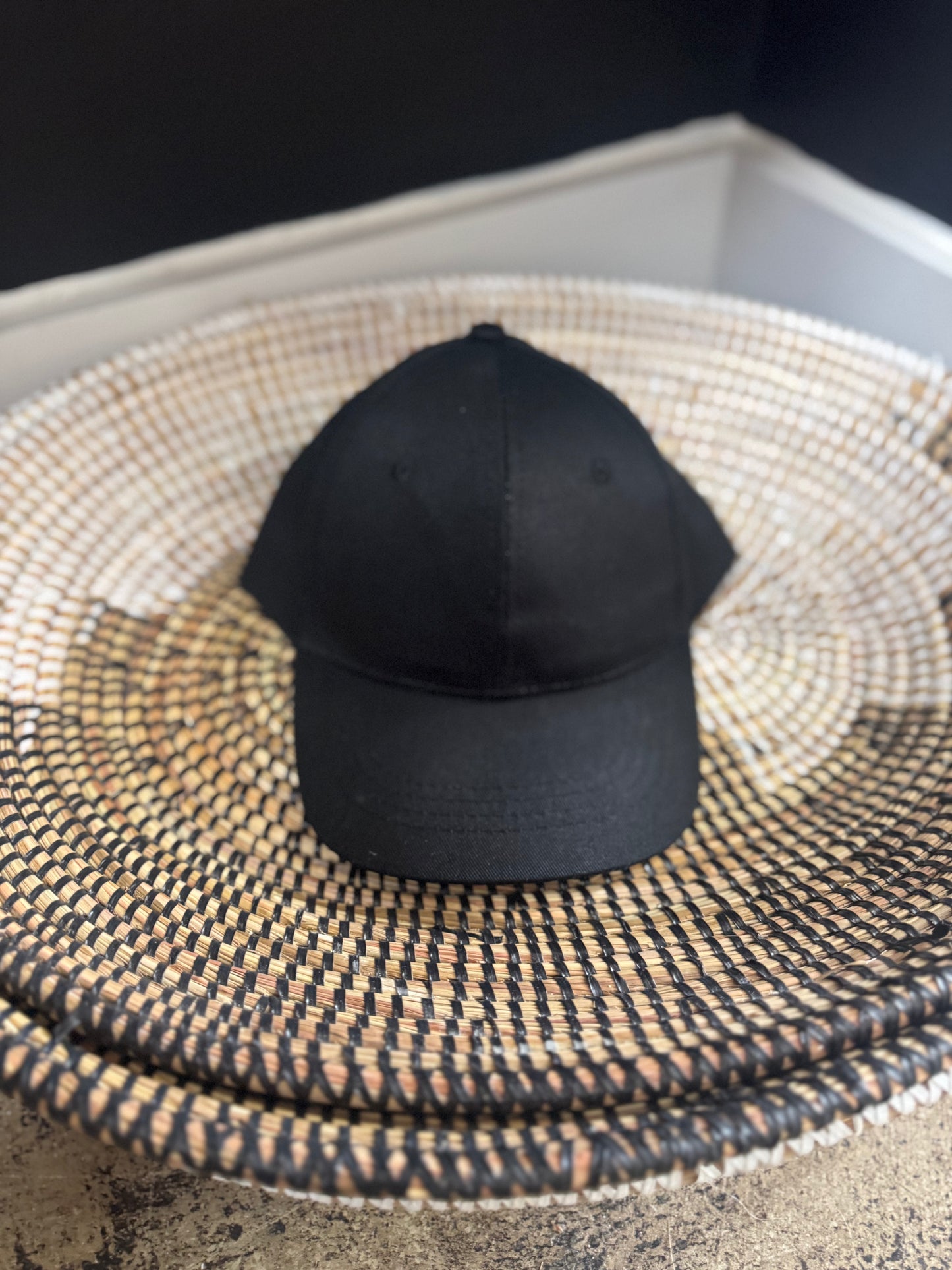Youth Trucker Hat - Solid Black