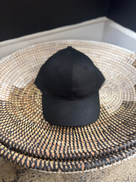 Youth Trucker Hat - Solid Black