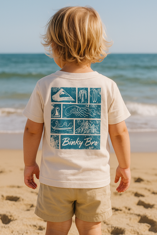 Coastal BB x Quik Sketch Tee - Cream