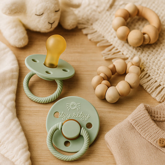 Itzy Soother Paci Sets - Agave/Succulent