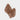 Wood Leaf Dangle Earrings - Brown