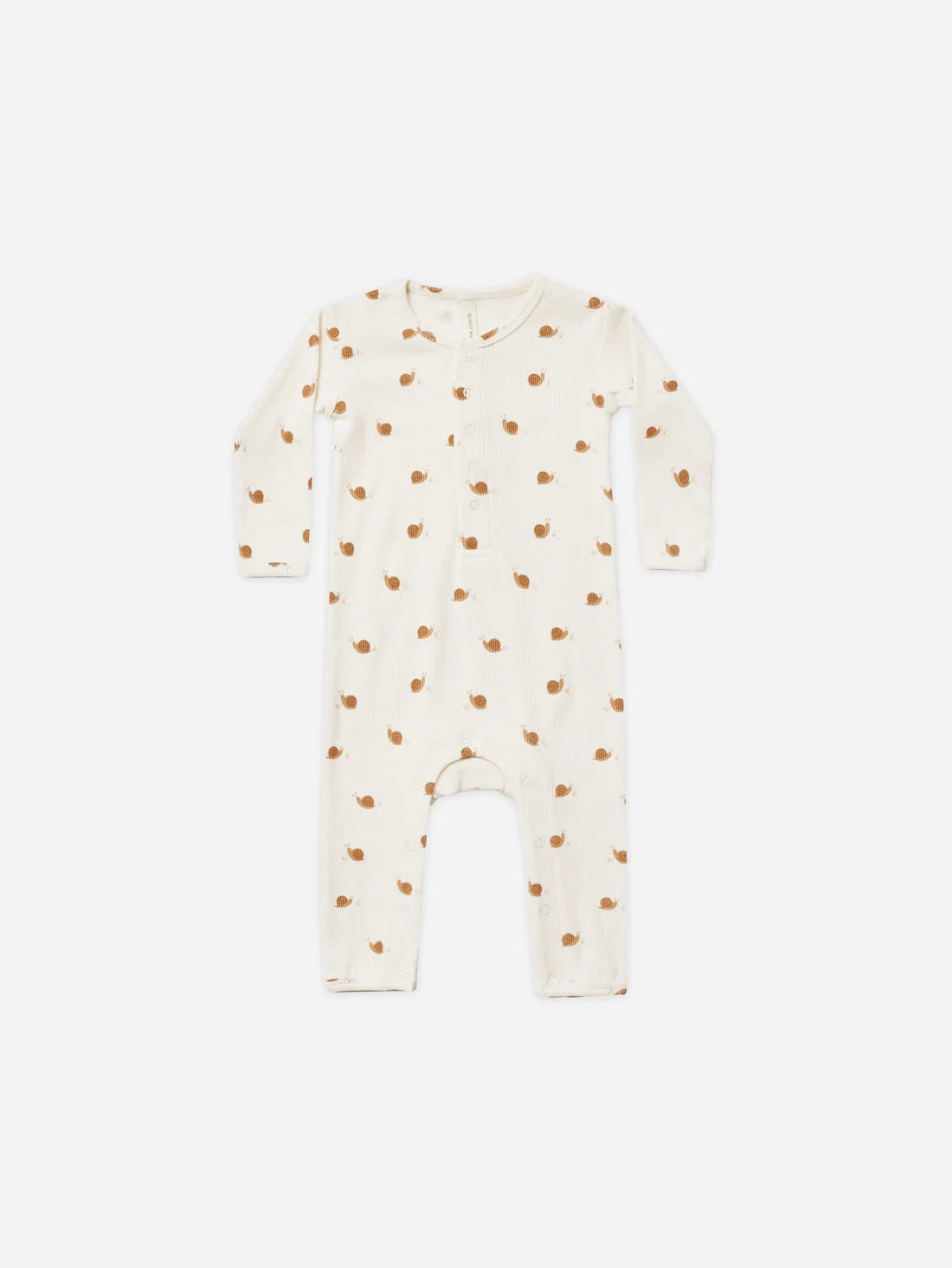 Ribbed baby jumpsuit- Snails