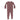 Ribbed Zip Romper - Plum
