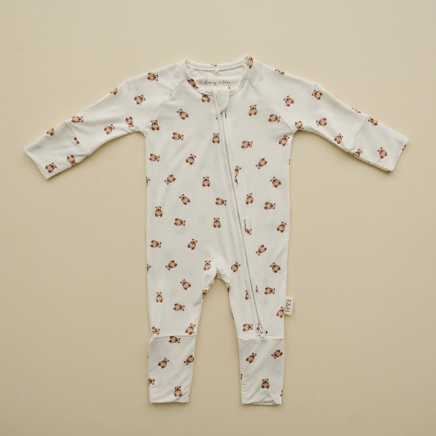 Zipper Pajama - Teddy