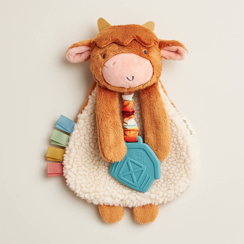 Itzy Friends Lovey Plush - Highland Cow